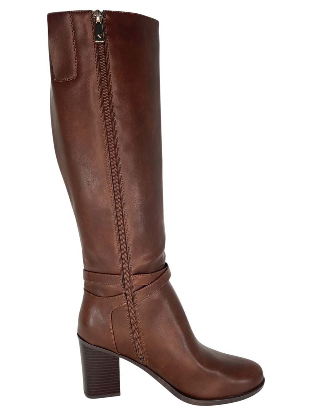 Naturalizer Jane Brown Faux Leather Knee High Womens Boots Size 9.5M - Picture 5 of 12